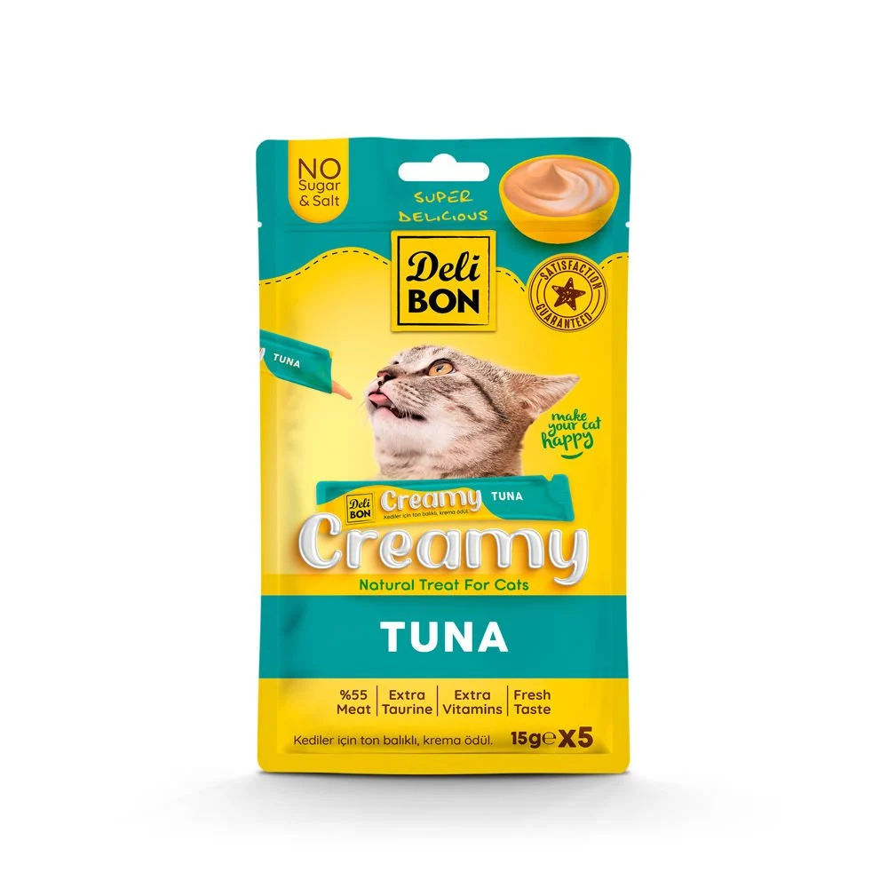Delibon Krema Kedi Ödül Maması 15g 5 Adet