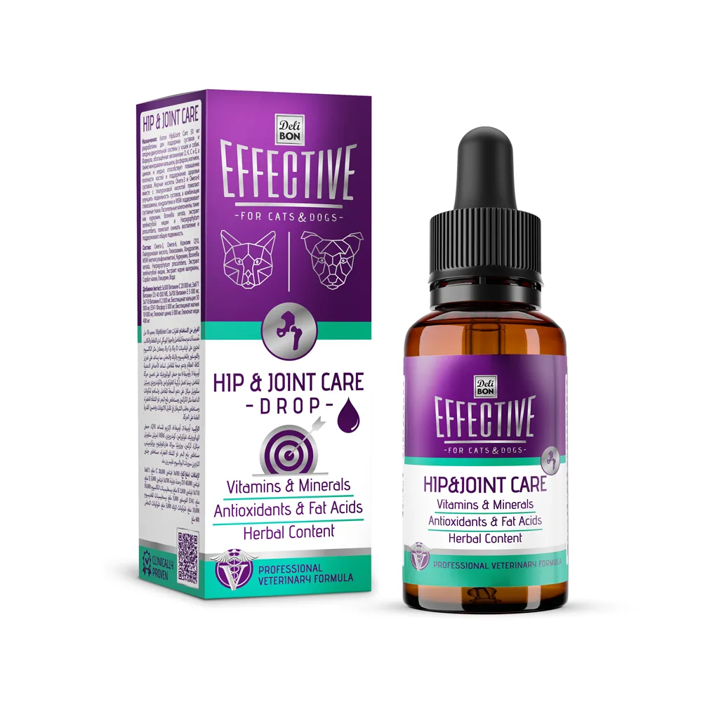 [DROP50JOINT] Delibon Kedi ve Köpek Takviye Damlası 50ml (Kas ve Eklem Desteği)