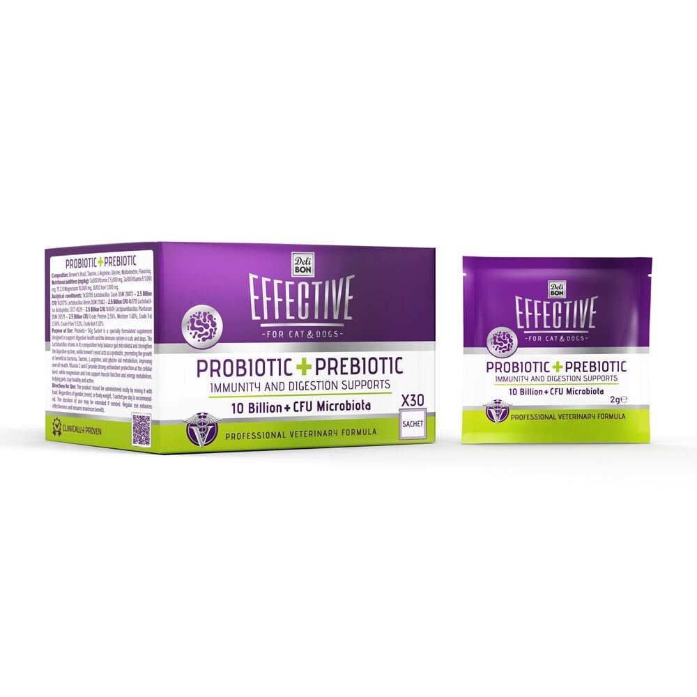 Delibon Kedi ve Köpek Probiyotik Tozu 2g 30 Adet