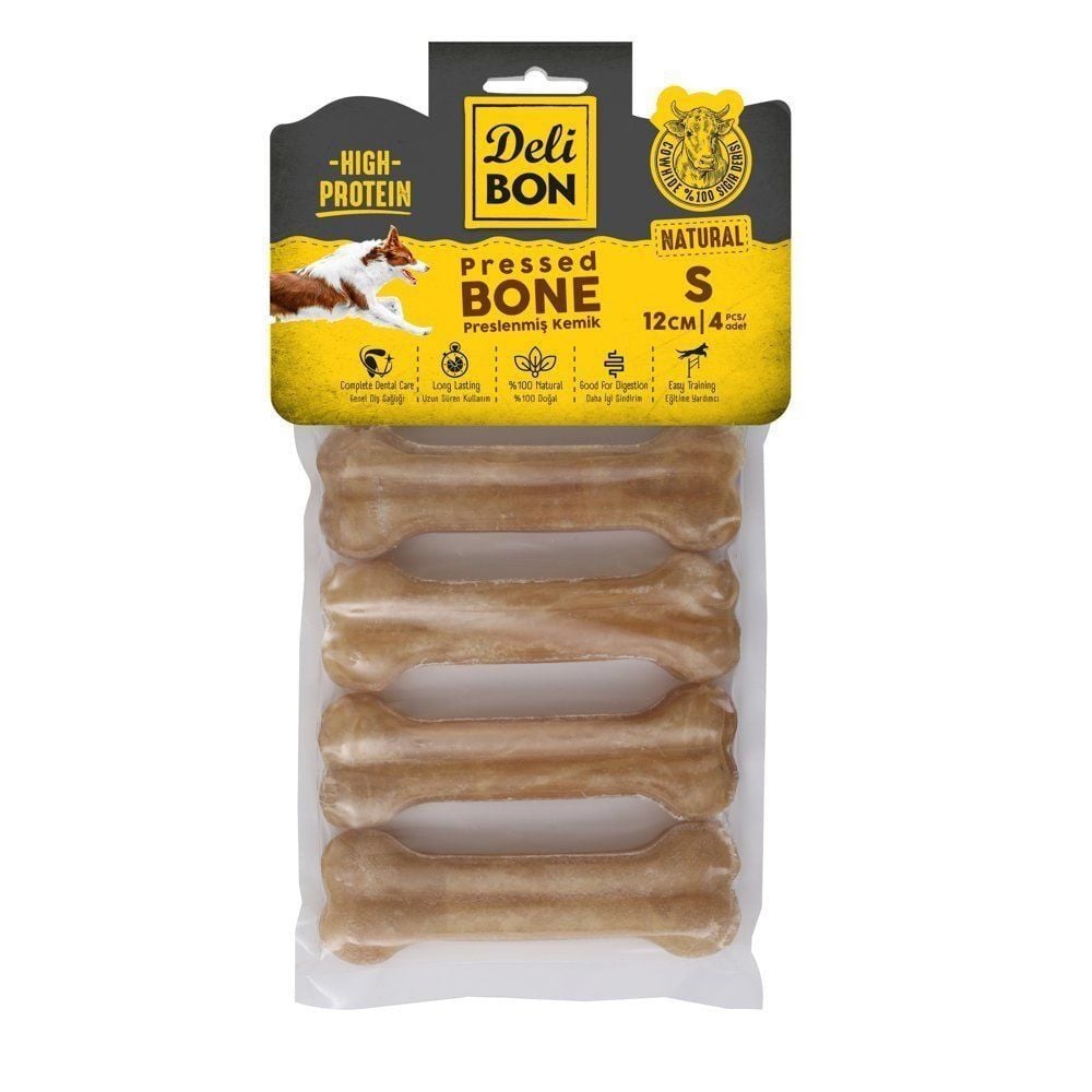 Delibon Rawhide Dog Treat 12cm 4 pcs