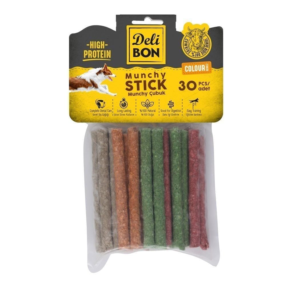 Delibon Munchy Çubuk Köpek Ödül Maması Kalın 30 Adet