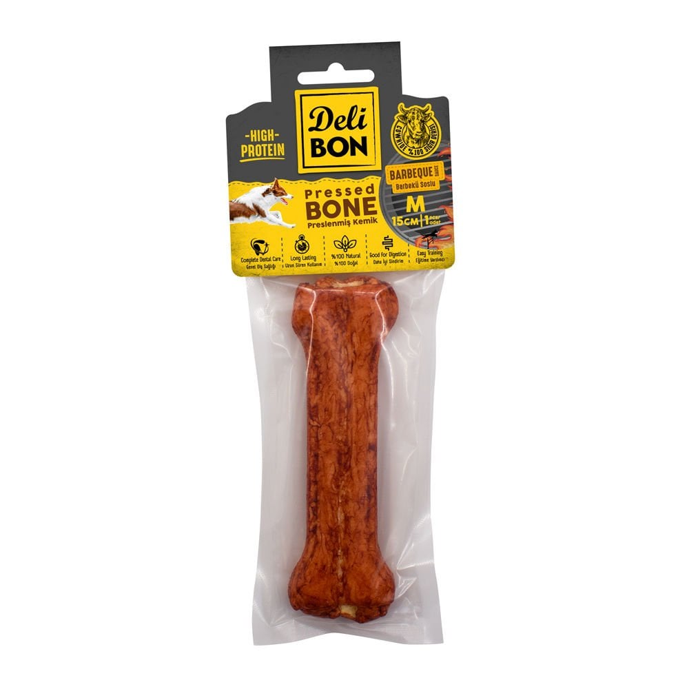 [EKO15CM1BARBECUE] Delibon Barbekü Kemik Köpek Ödül Maması 15cm 1 Adet