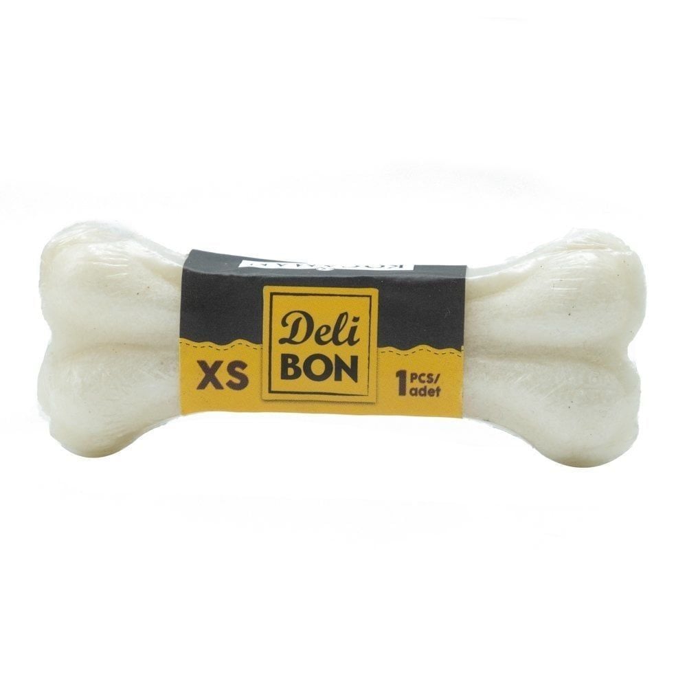 [SHR7CM1XSWHITE] Delibon Vakumlu Kemik Köpek Ödül Maması 7cm 1 Adet (Beyaz)