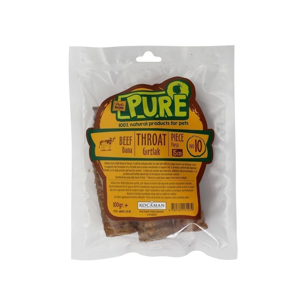 [DNAGRTLAK15CMPARCA] Delibon Beef Trachea Dog Treat 100g