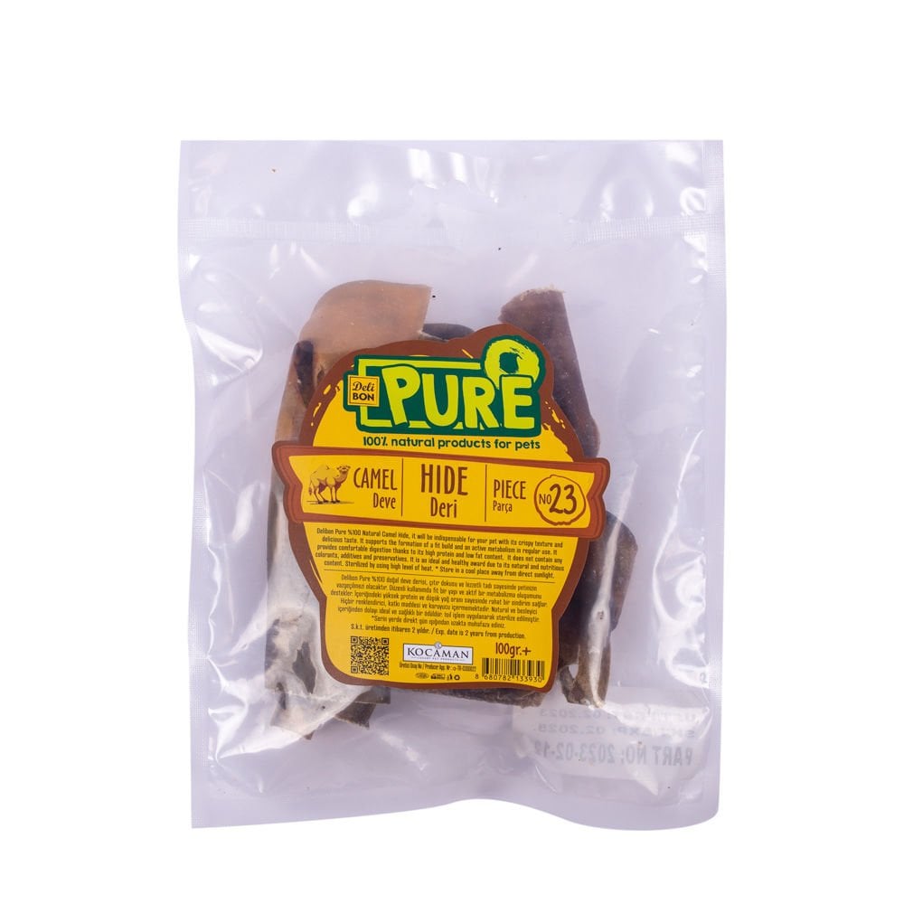 [DVEDERI100] Delibon Camel Skin Dog Treat 100g