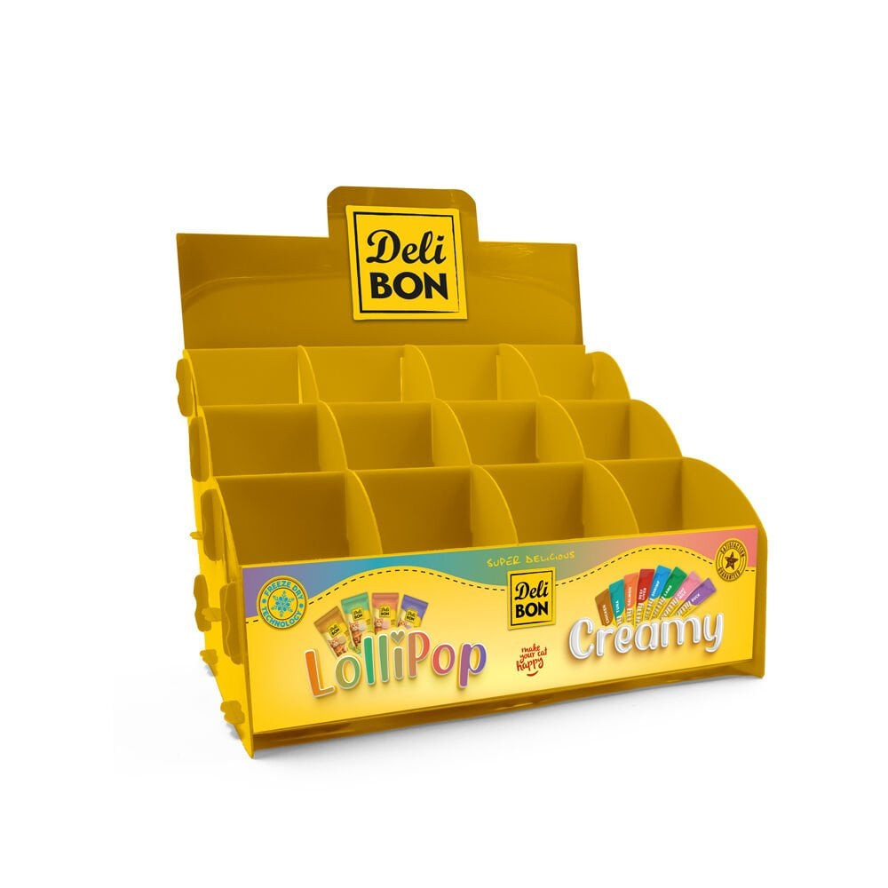 Delibon Mini Plastik Ödül Mamaları Standı 40x30x26cm