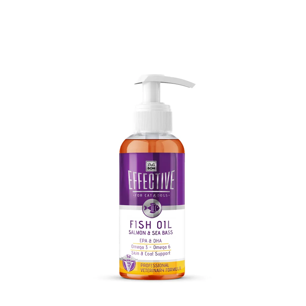 Delibon Effective Kedi ve Köpek Somon Yağı 100ml