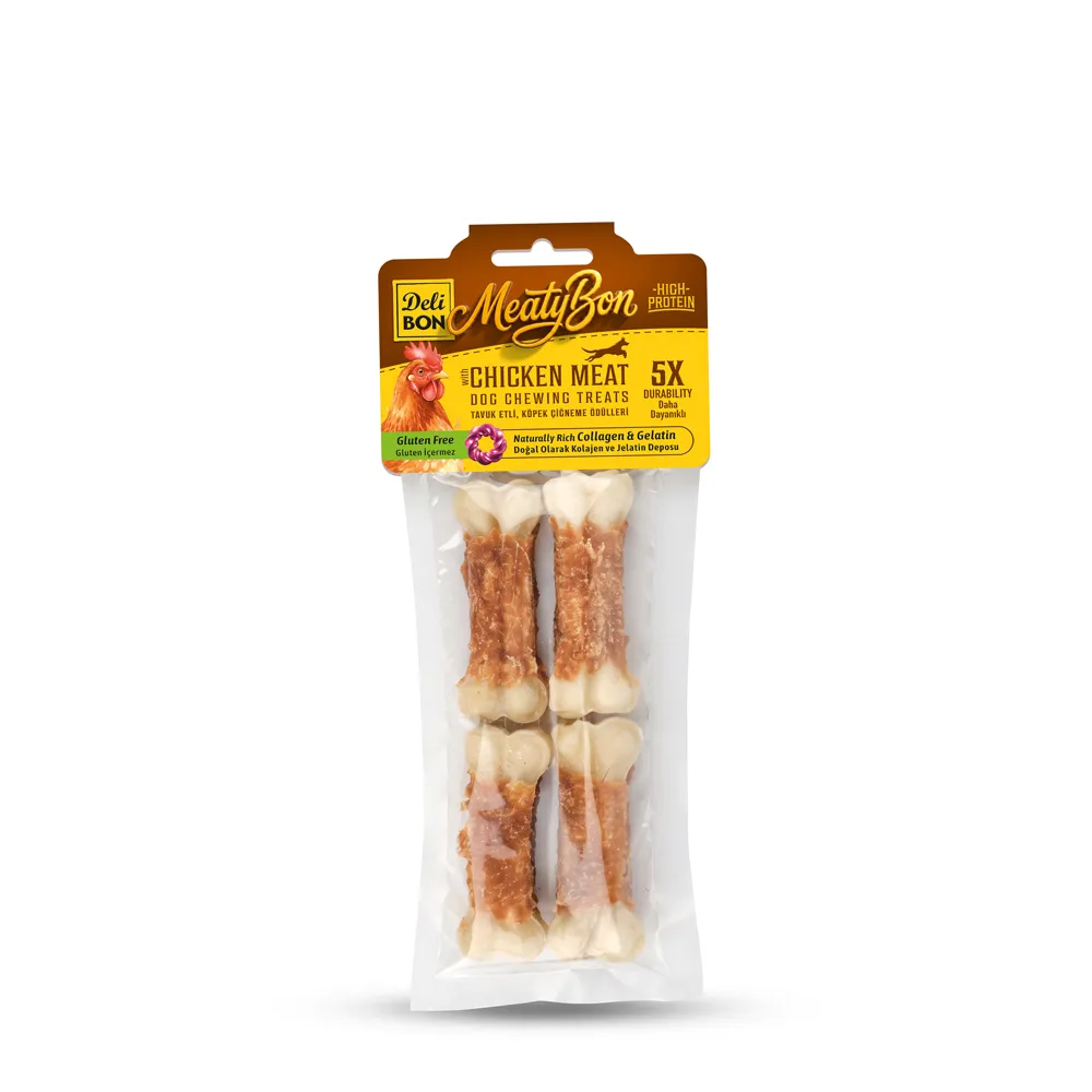 Delibon Chicken Bone Dog Treat 7cm 4 Pcs