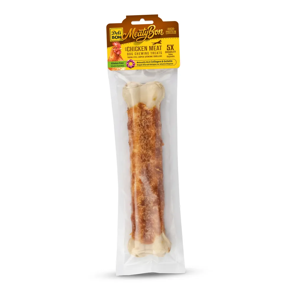 [EKO27CM1CHICKEN] Delibon Tavuklu Kemik Köpek Ödül Maması 27cm 1 Adet