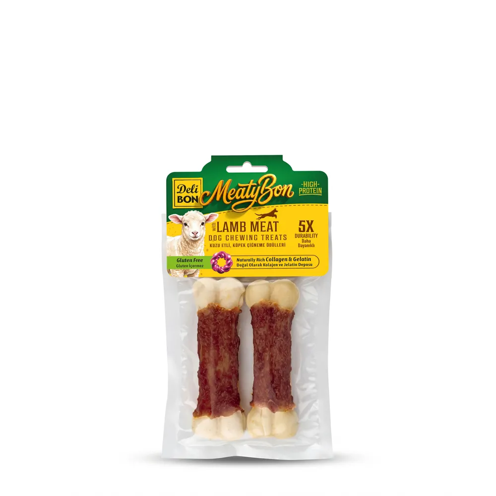 Delibon Lamb Bone Dog Treat 12cm 2 Pcs