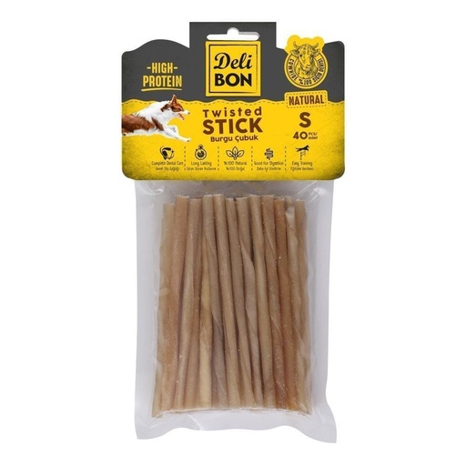 Delibon Burgu Çubuk Köpek Ödül Maması İnce 40 Adet