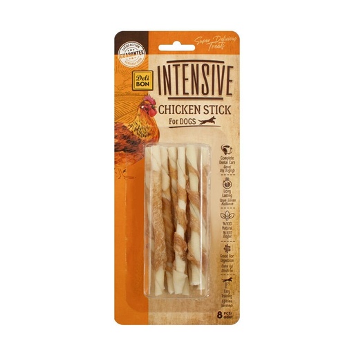 Delibon Tavuklu Burgu Çubuk Köpek Ödül Maması 8 Adet